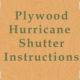 Plywood Shutter Instructions Featured Image